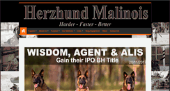 Desktop Screenshot of herzhund.com