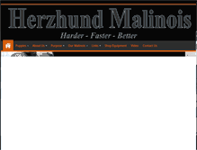 Tablet Screenshot of herzhund.com